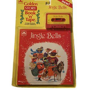 Vintage Golden Story Book N Tape Jingle Bells Christmas